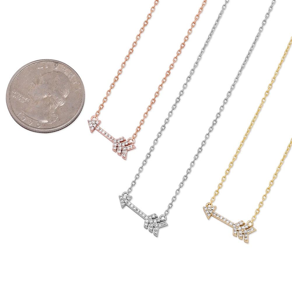 Arrow Pendant 14K x Sterling Silver - ICECI