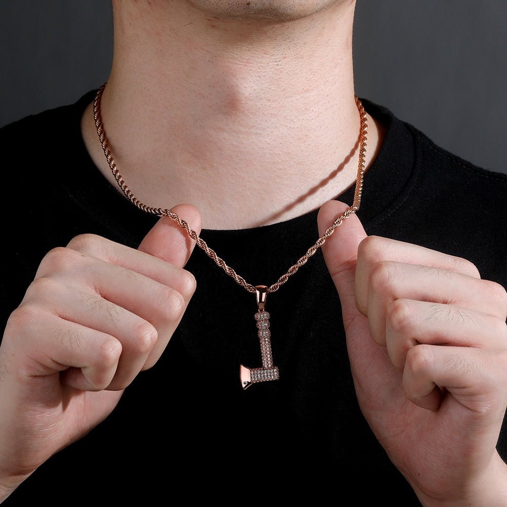 Axe Pendant 14K - ICECI