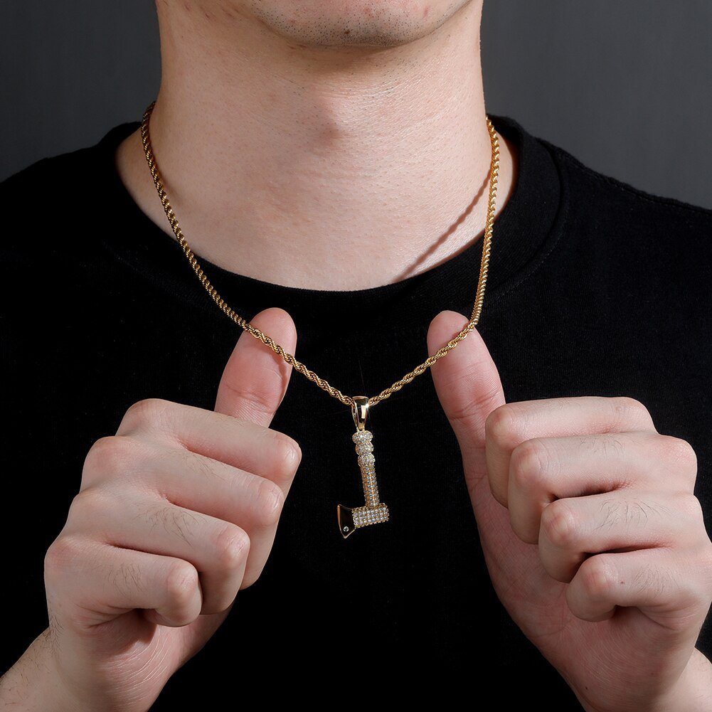 Axe Pendant 14K - ICECI