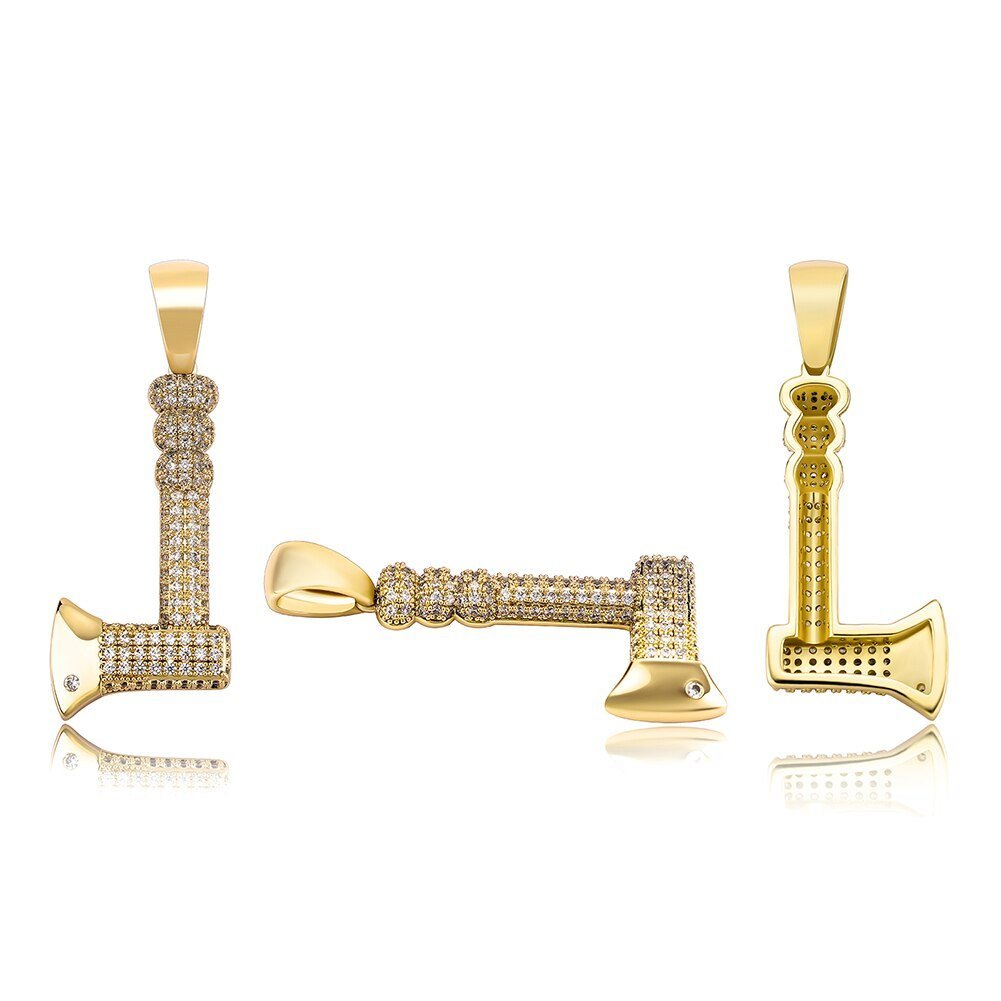 Axe Pendant 14K - ICECI