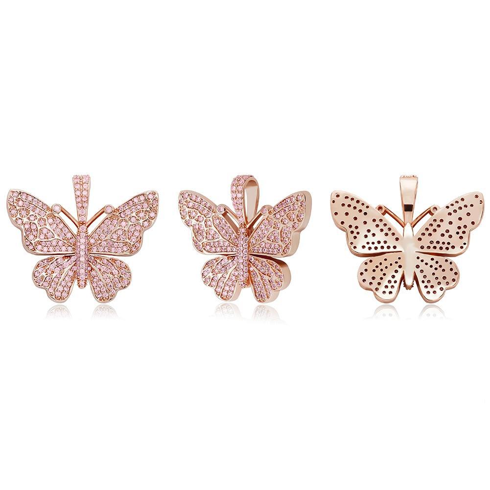 Baby Butterfly Pendant 14K - ICECI