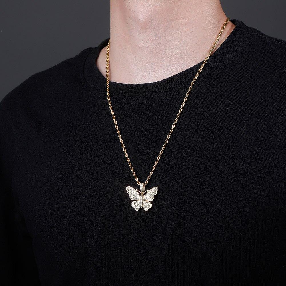Baby Butterfly Pendant 14K - ICECI