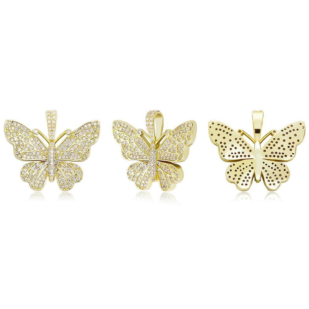 Baby Butterfly Pendant 14K - ICECI