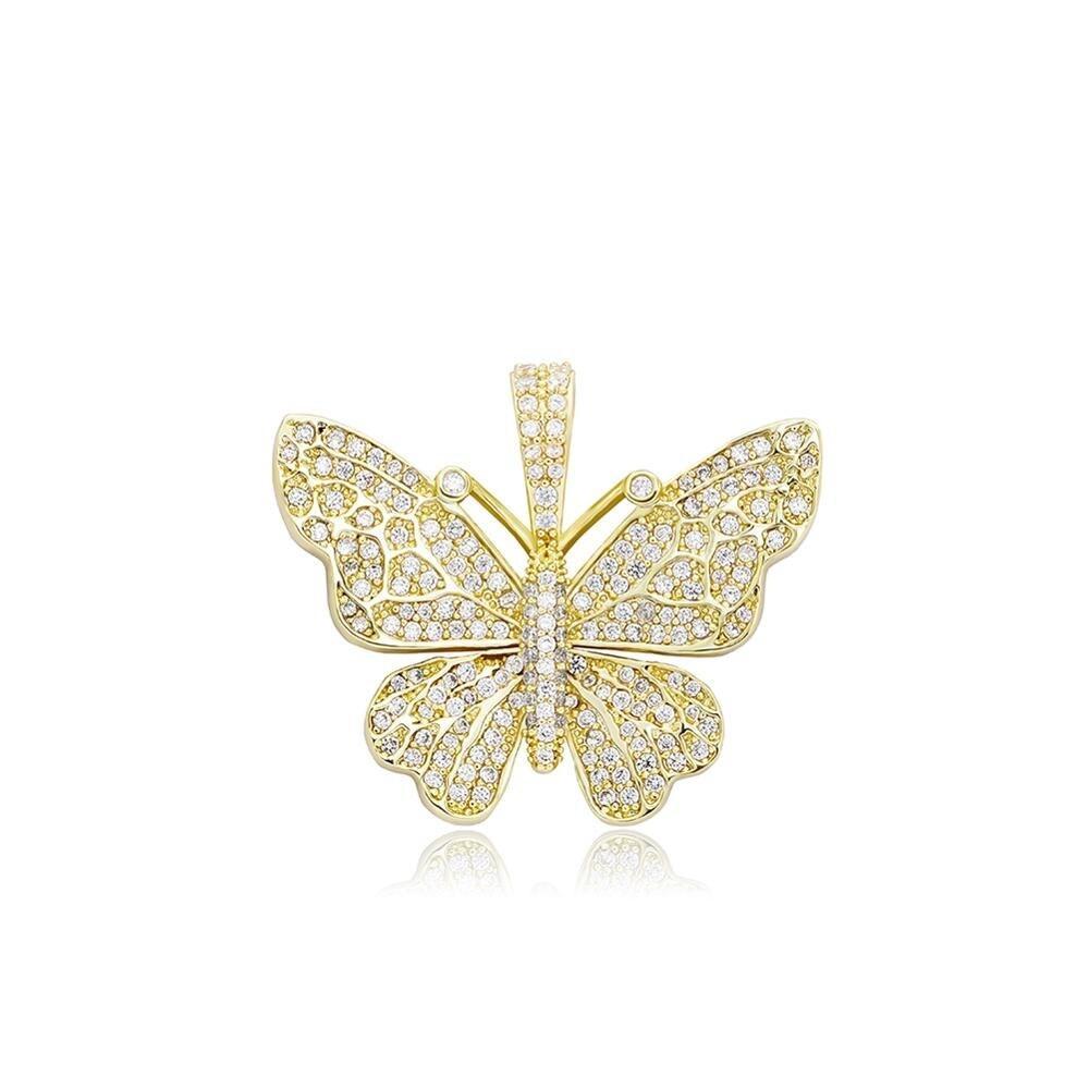 Baby Butterfly Pendant 14K - ICECI