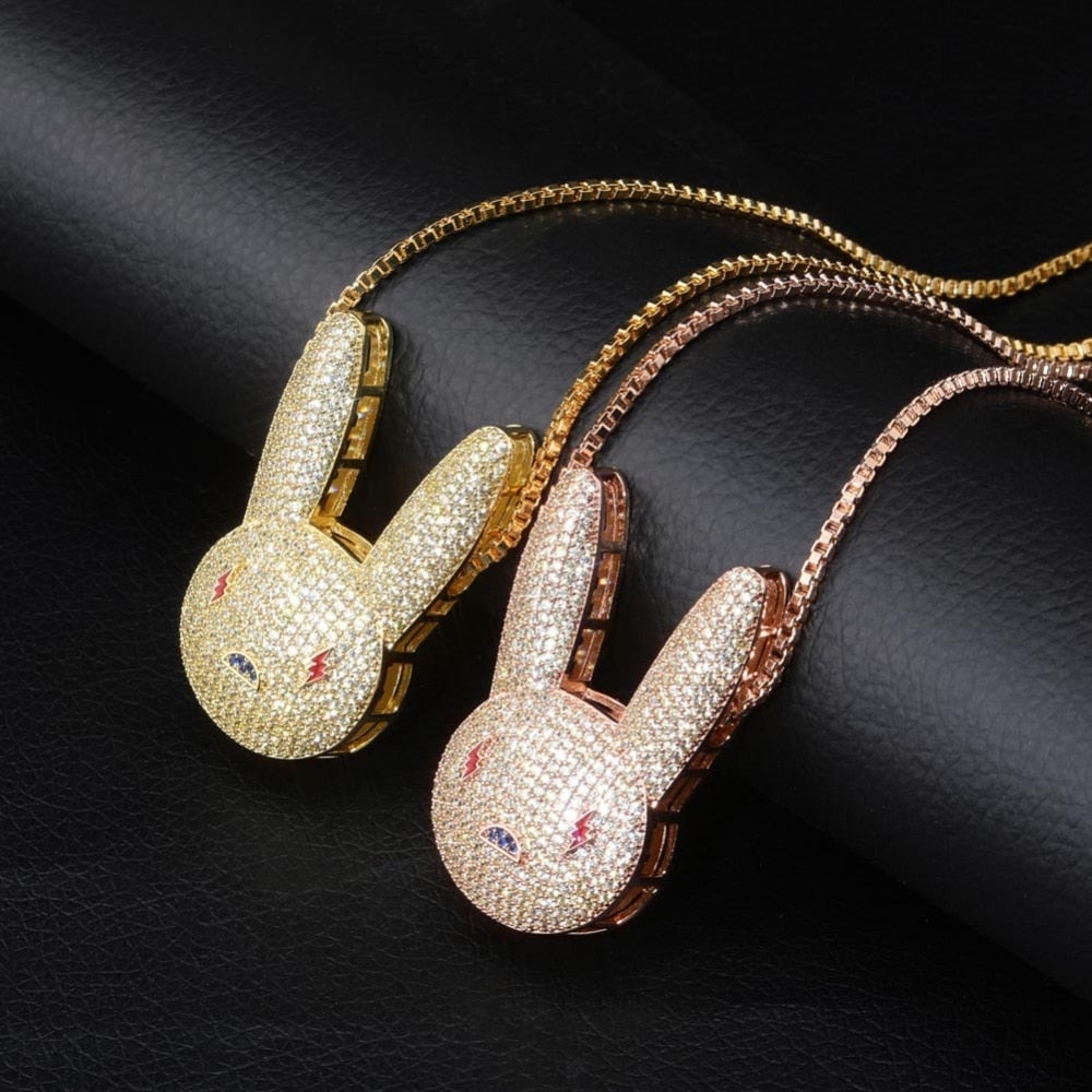 Bad Bunny Pendant 18K - ICECI