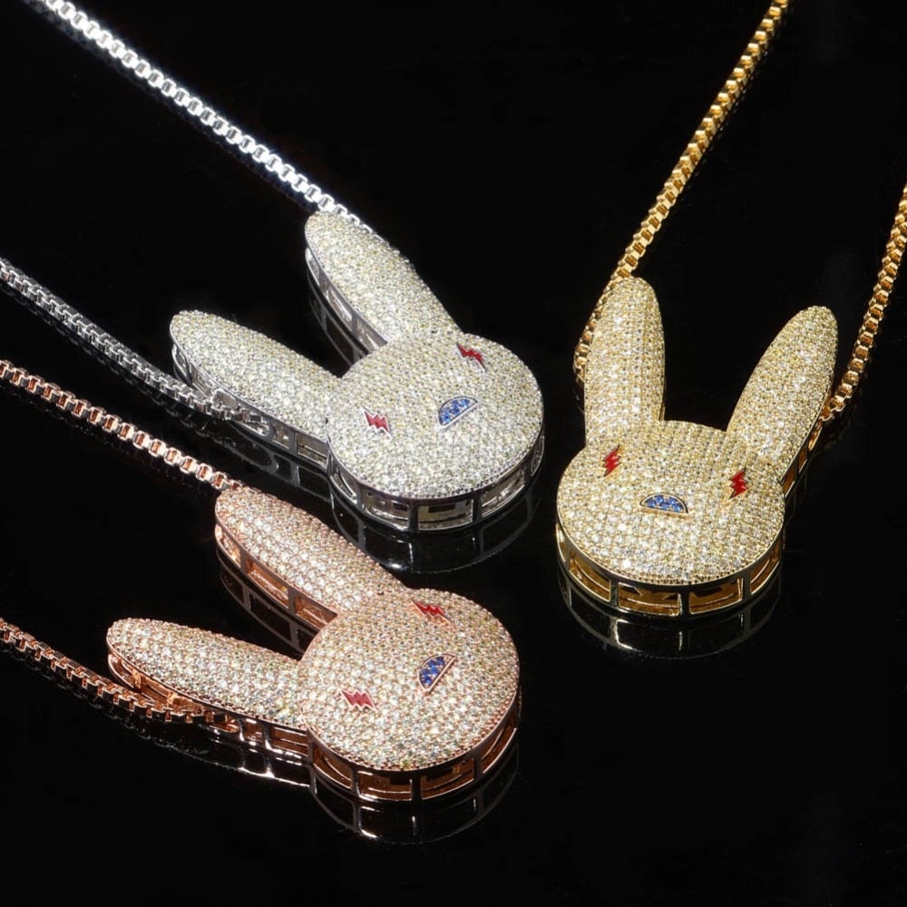 Bad Bunny Pendant 18K - ICECI