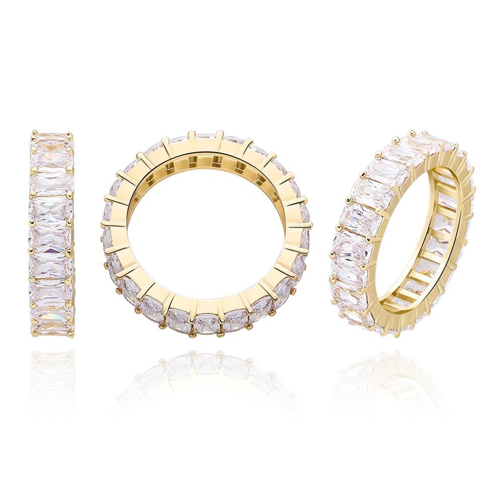 Baguette Band Ring 14K - ICECI