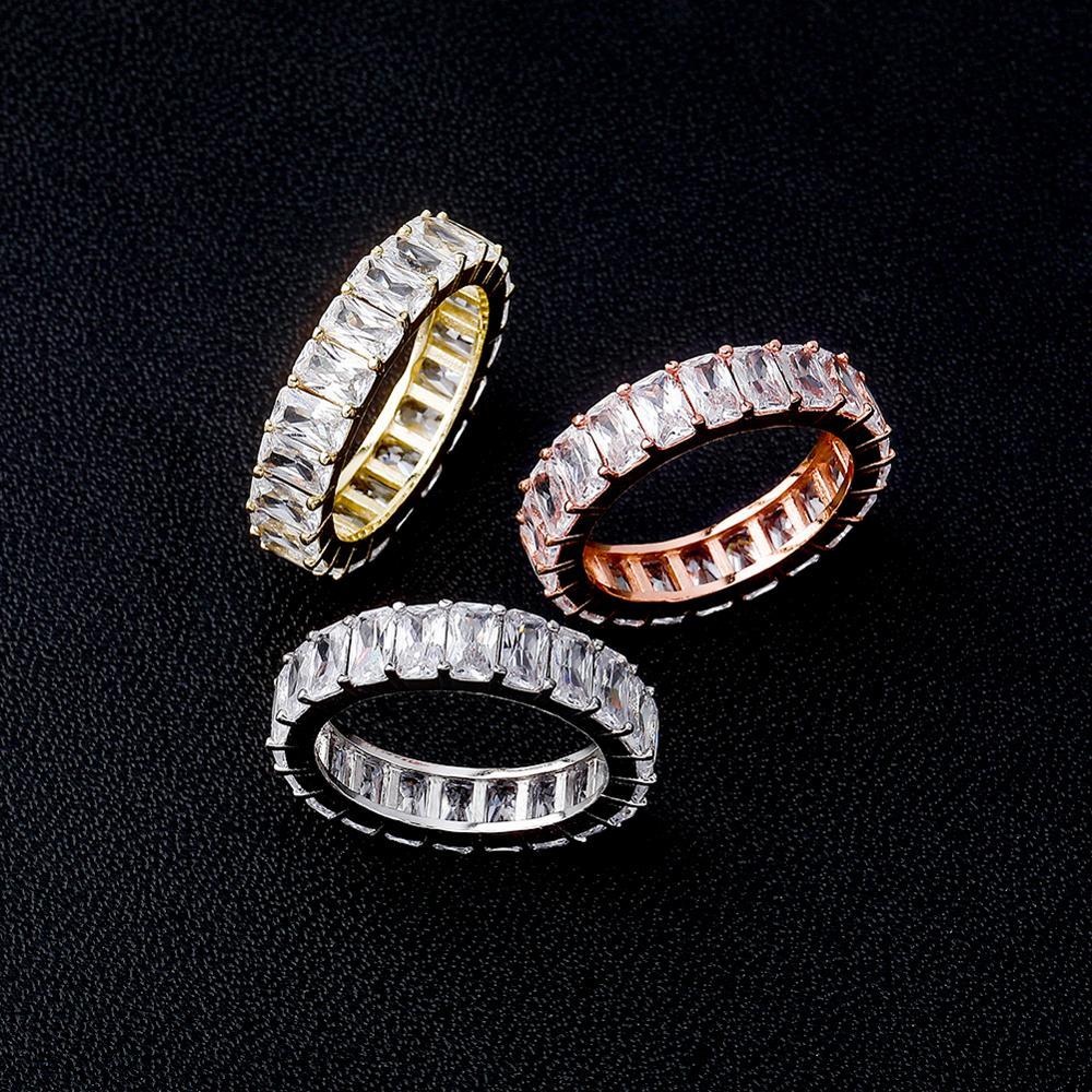 Baguette Band Ring 14K - ICECI