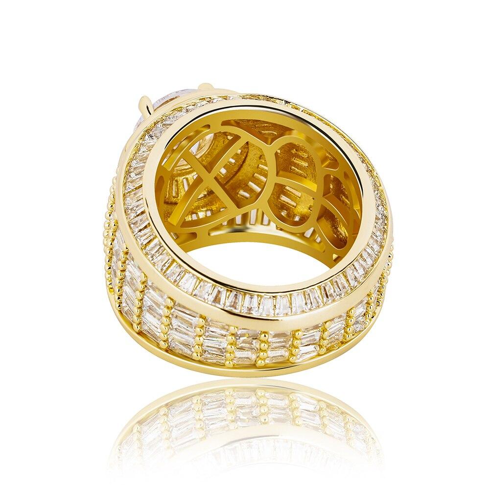 Baguette Cluster Ring 14K - ICECI
