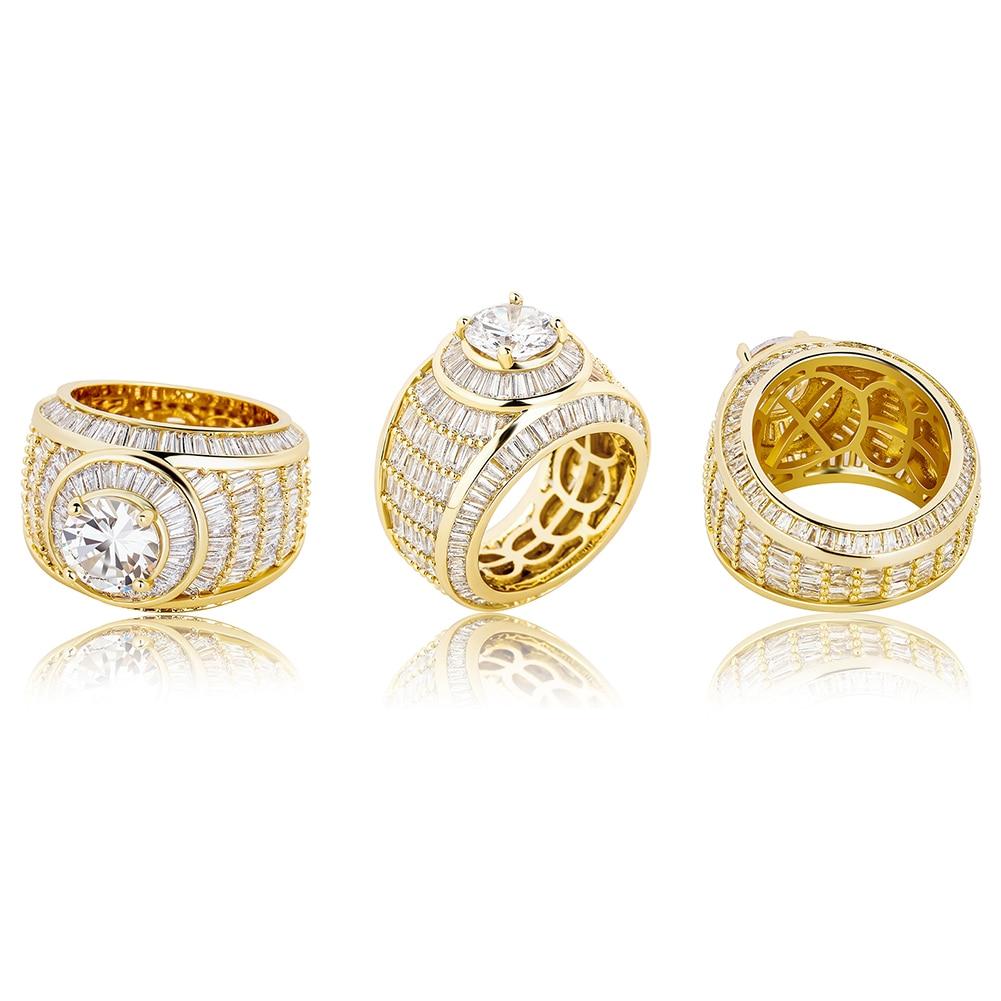 Baguette Cluster Ring 14K - ICECI
