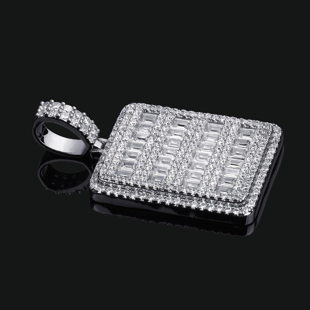 Baguette Iced Cube Pendant 14K - ICECI