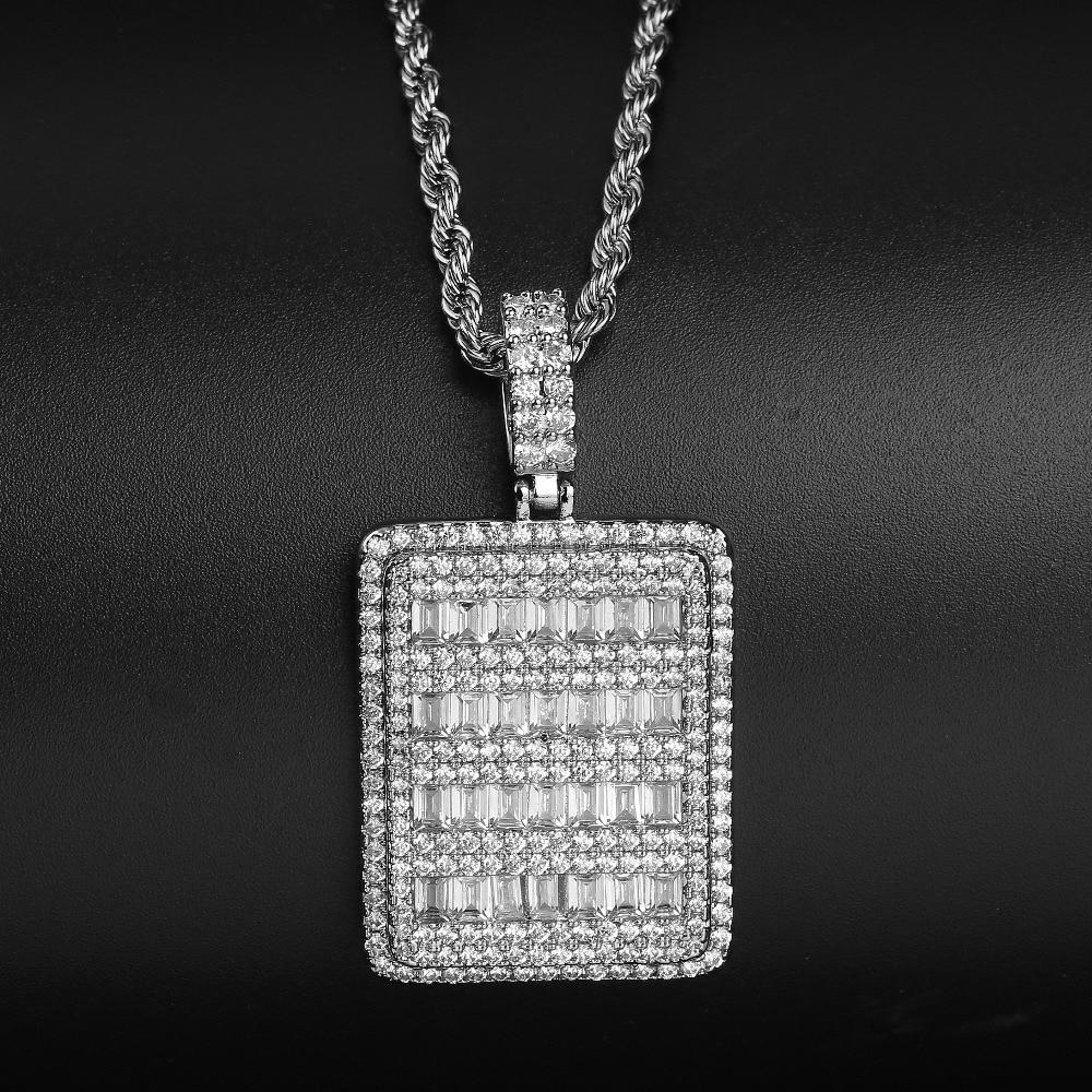 Baguette Iced Cube Pendant 14K - ICECI