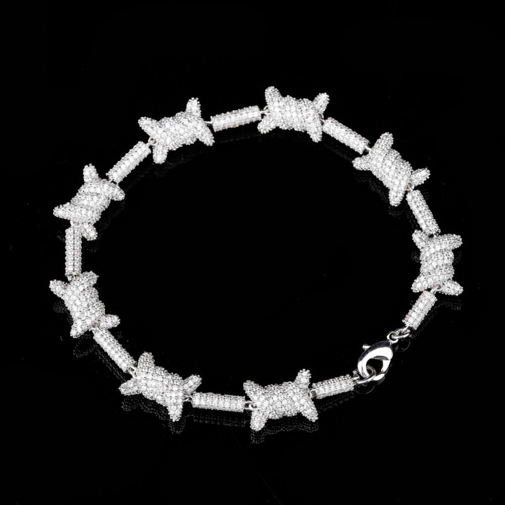 Barbed Wire Bracelet 14K - ICECI