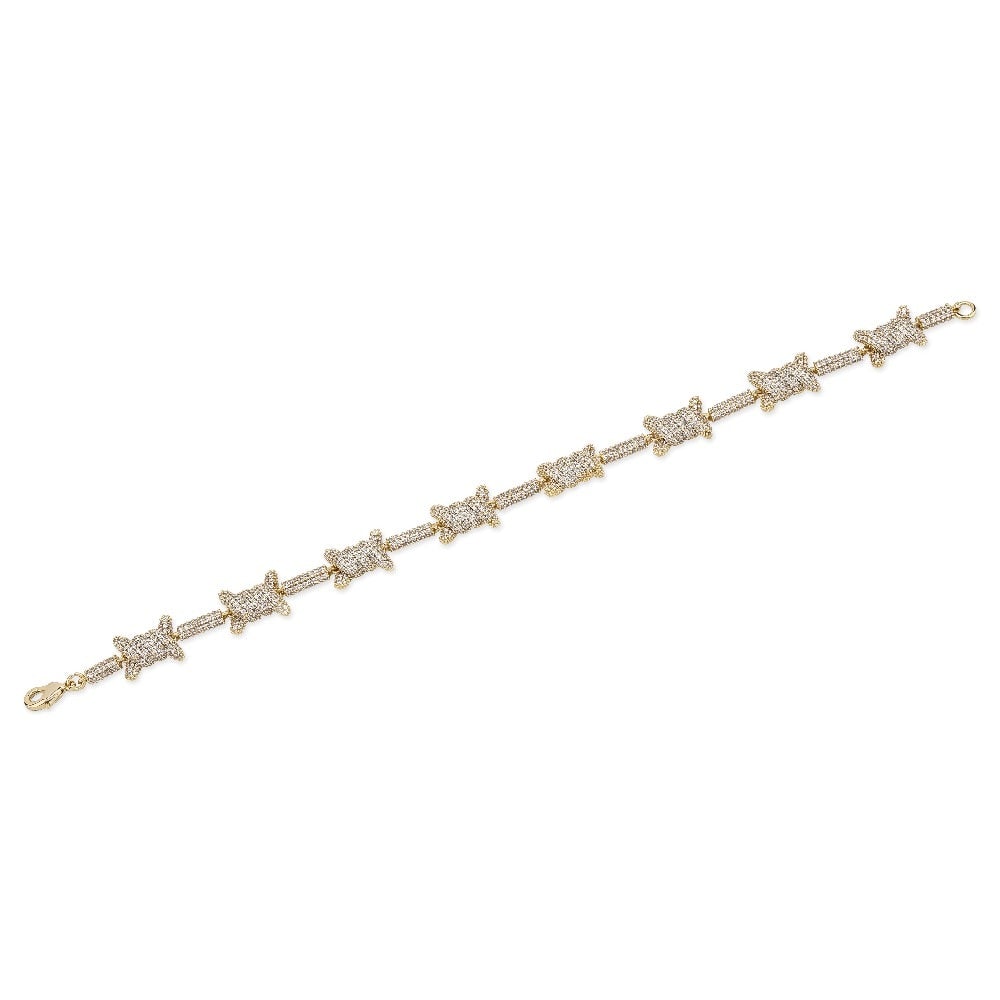 Barbed Wire Bracelet 14K - ICECI