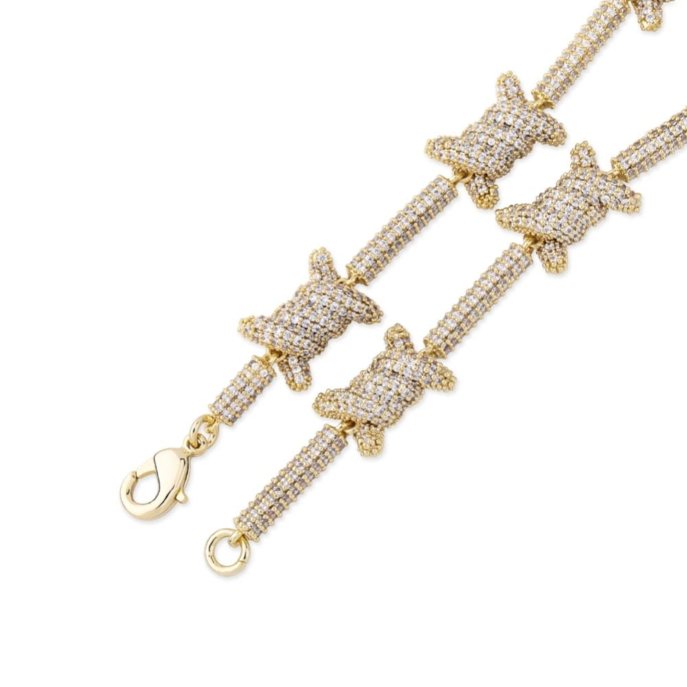 Barbed Wire Chain 14K - ICECI