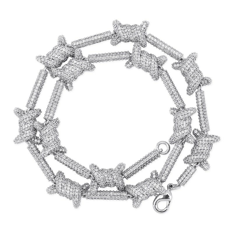 Barbed Wire Chain 14K - ICECI