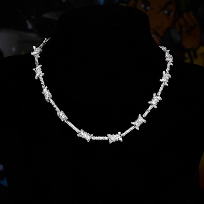 Barbed Wire Chain 14K - ICECI