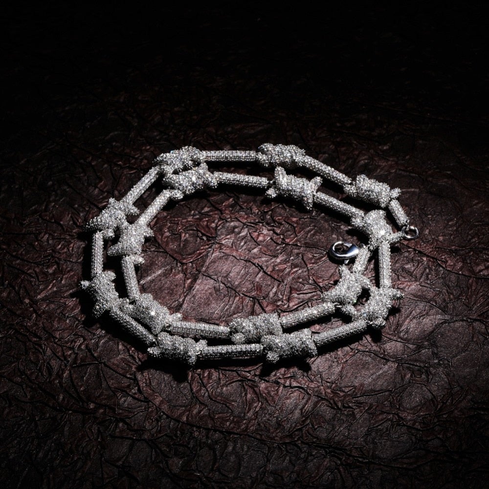 Barbed Wire Chain 14K - ICECI