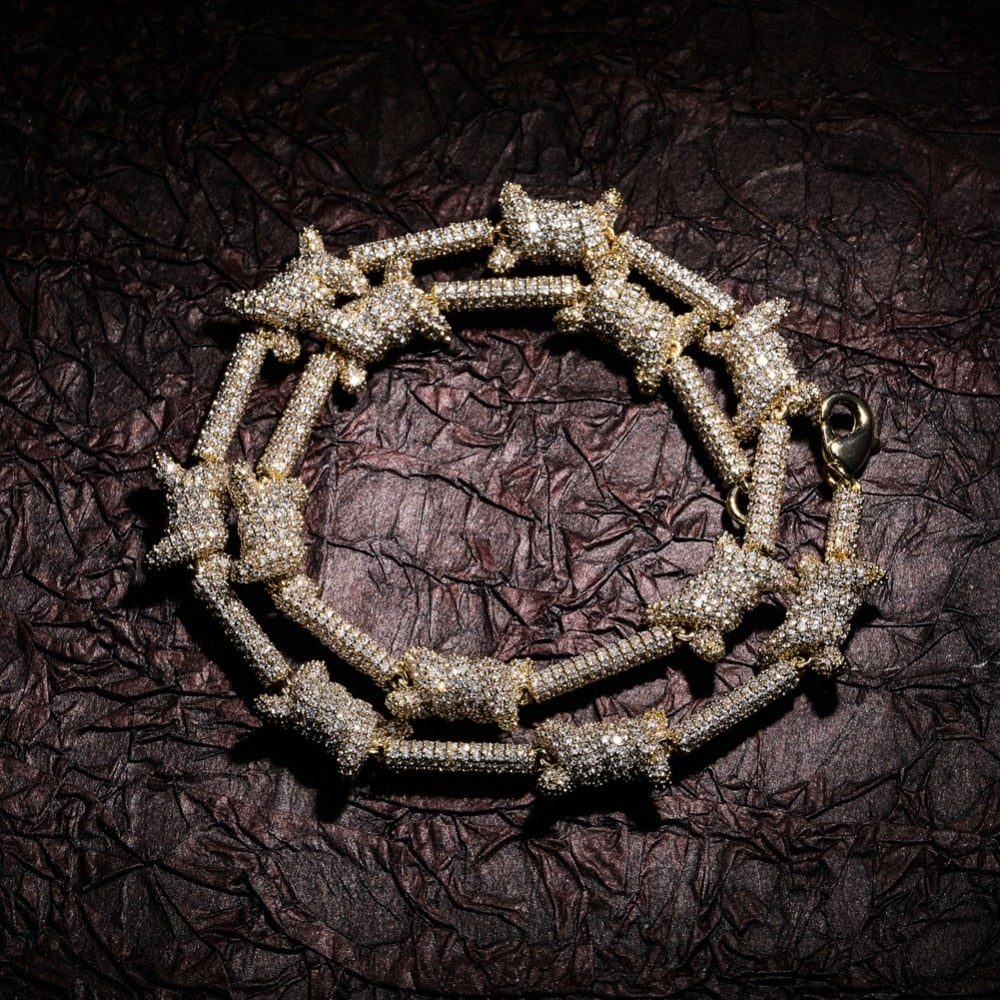 Barbed Wire Chain 14K - ICECI