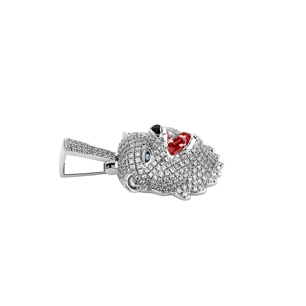 Bear Head Pendant 14K - ICECI