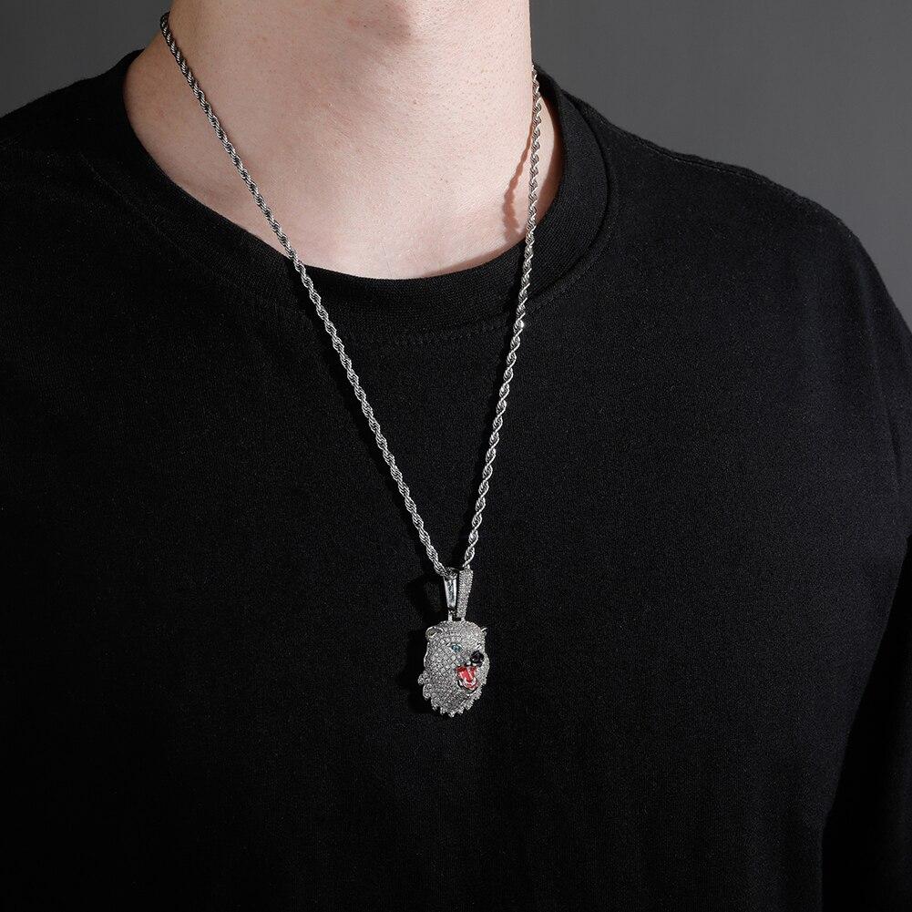 Bear Head Pendant 14K - ICECI