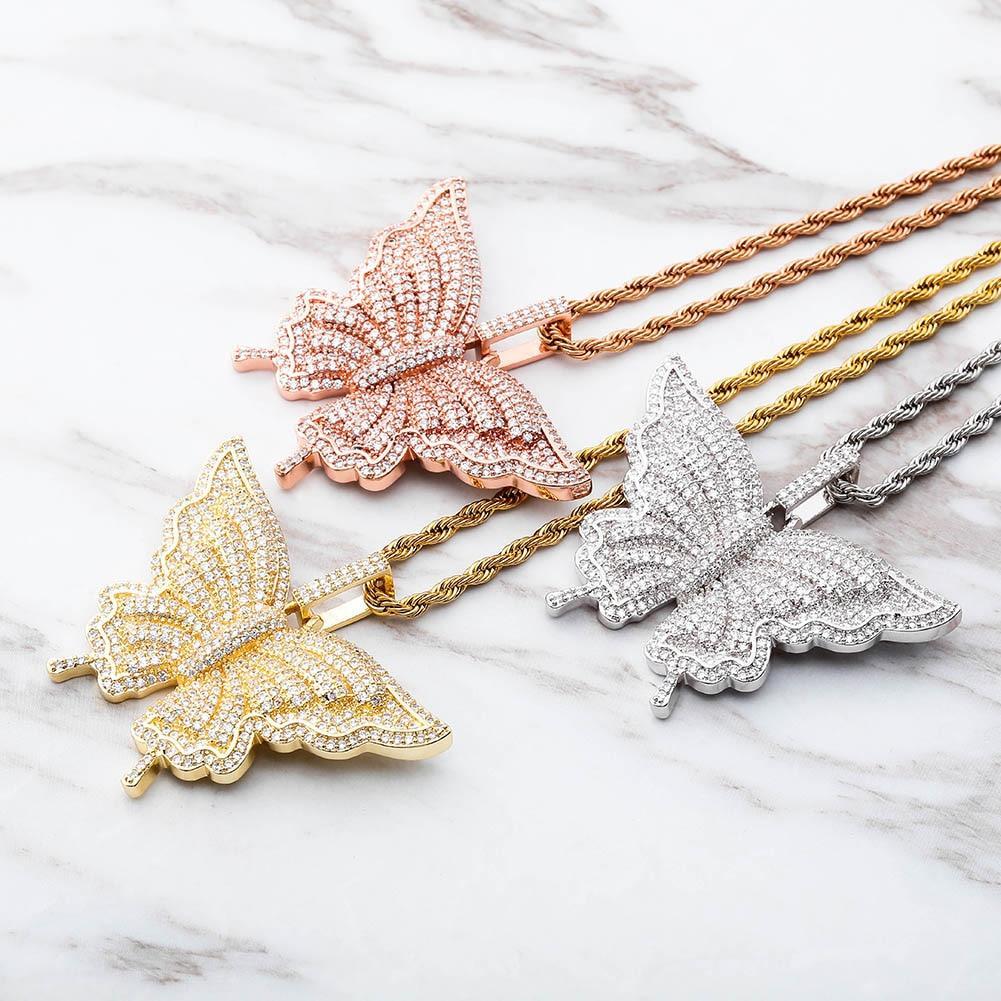 Blossom Butterfly Pendant 14K - ICECI