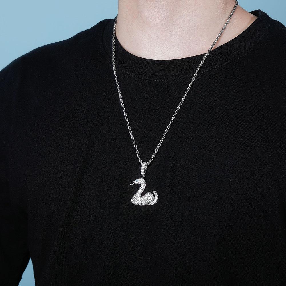 Blue Eyed Snake Pendant 14K - ICECI