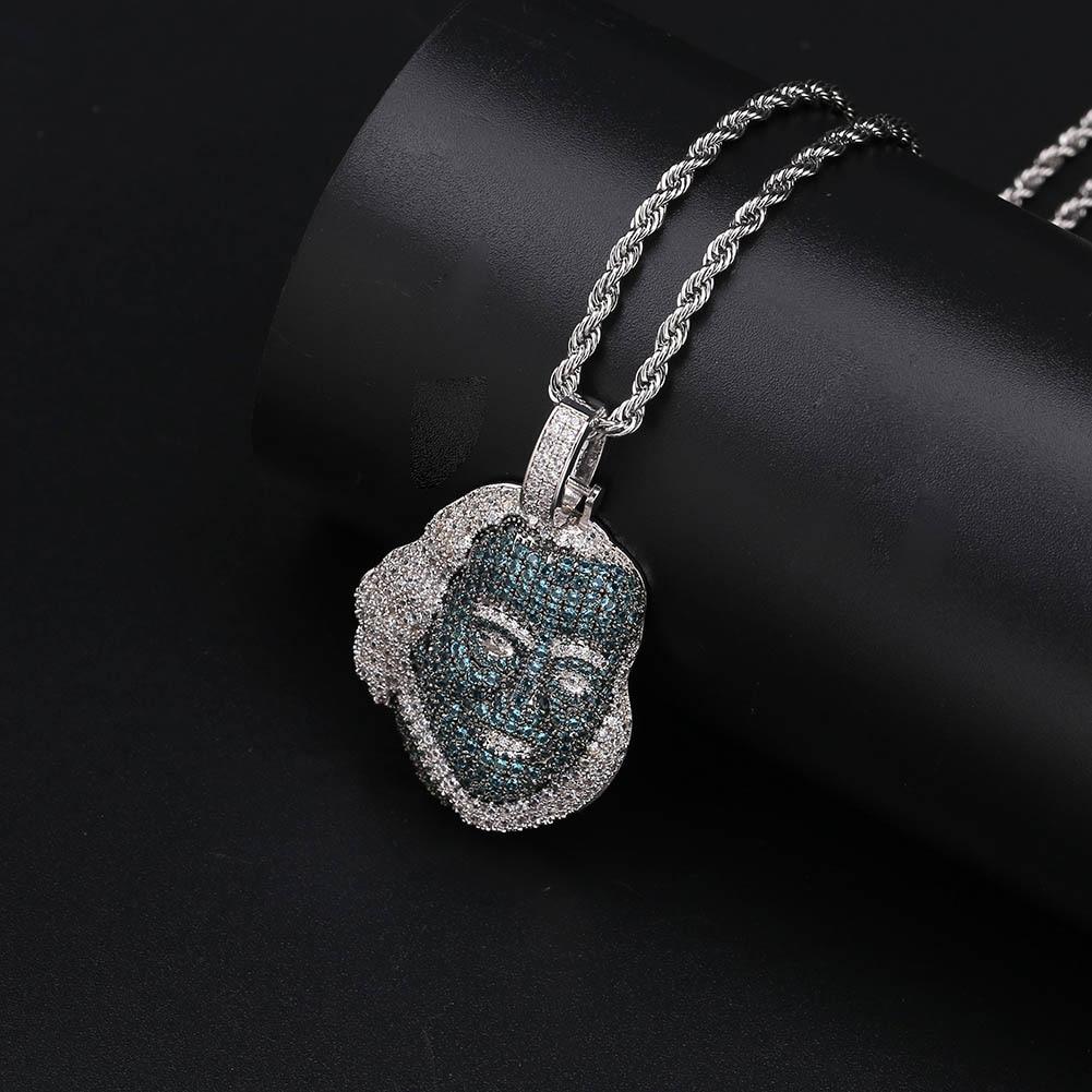 Blueface Benjamin Franklin Pendant 18K - ICECI