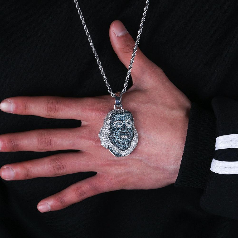 Blueface Benjamin Franklin Pendant 18K - ICECI