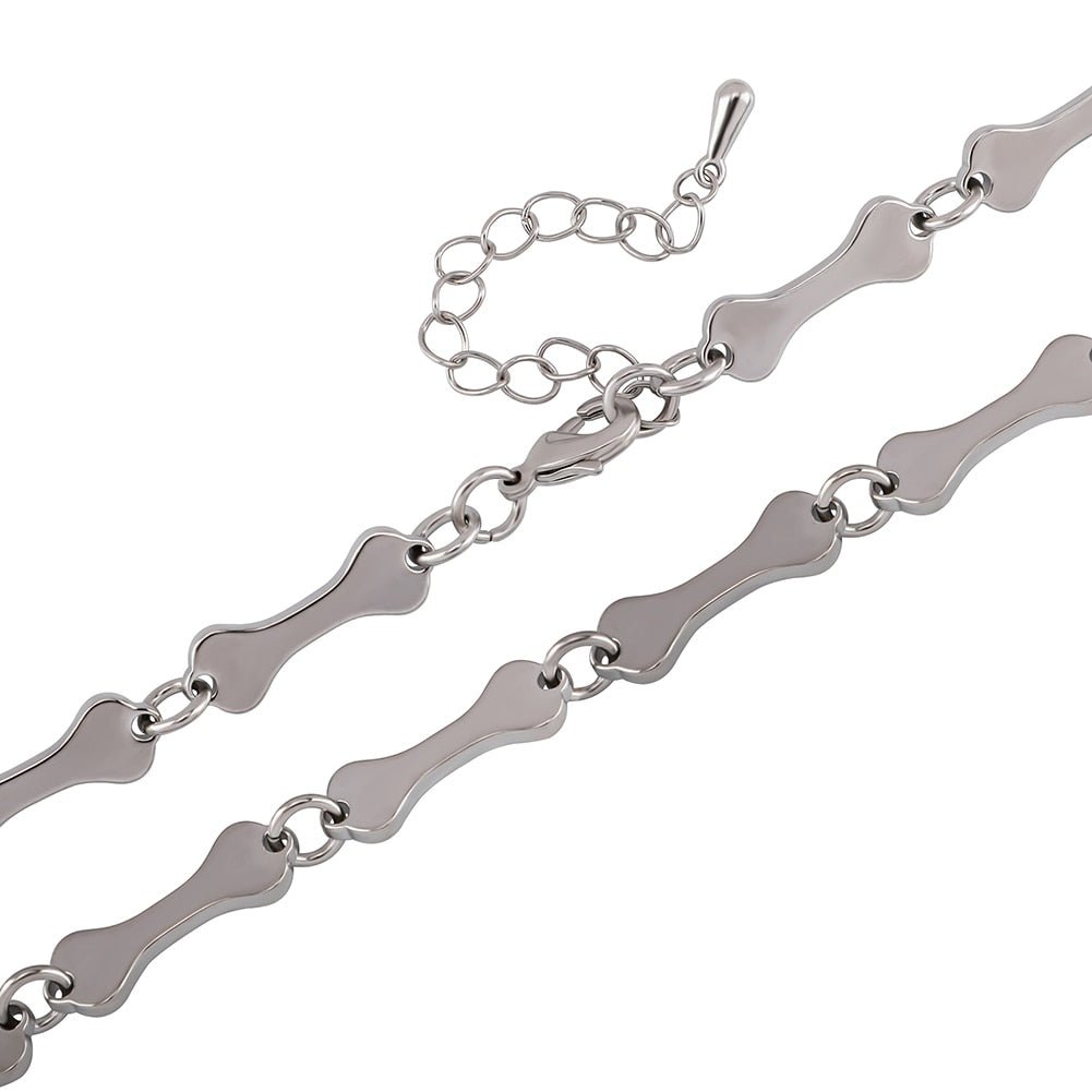 Bone Choker Necklace 14K - ICECI