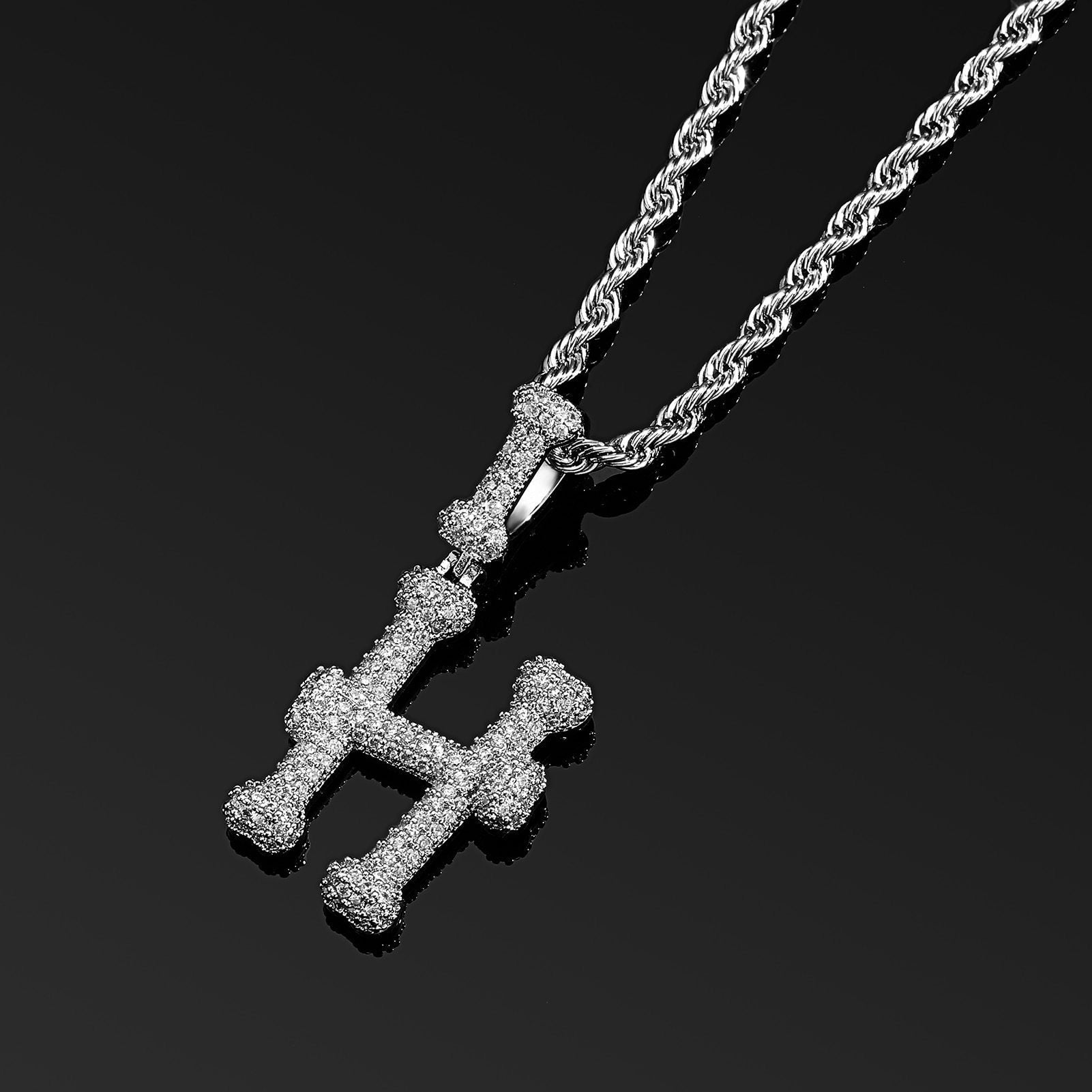Bone Letter Pendant 14K - ICECI