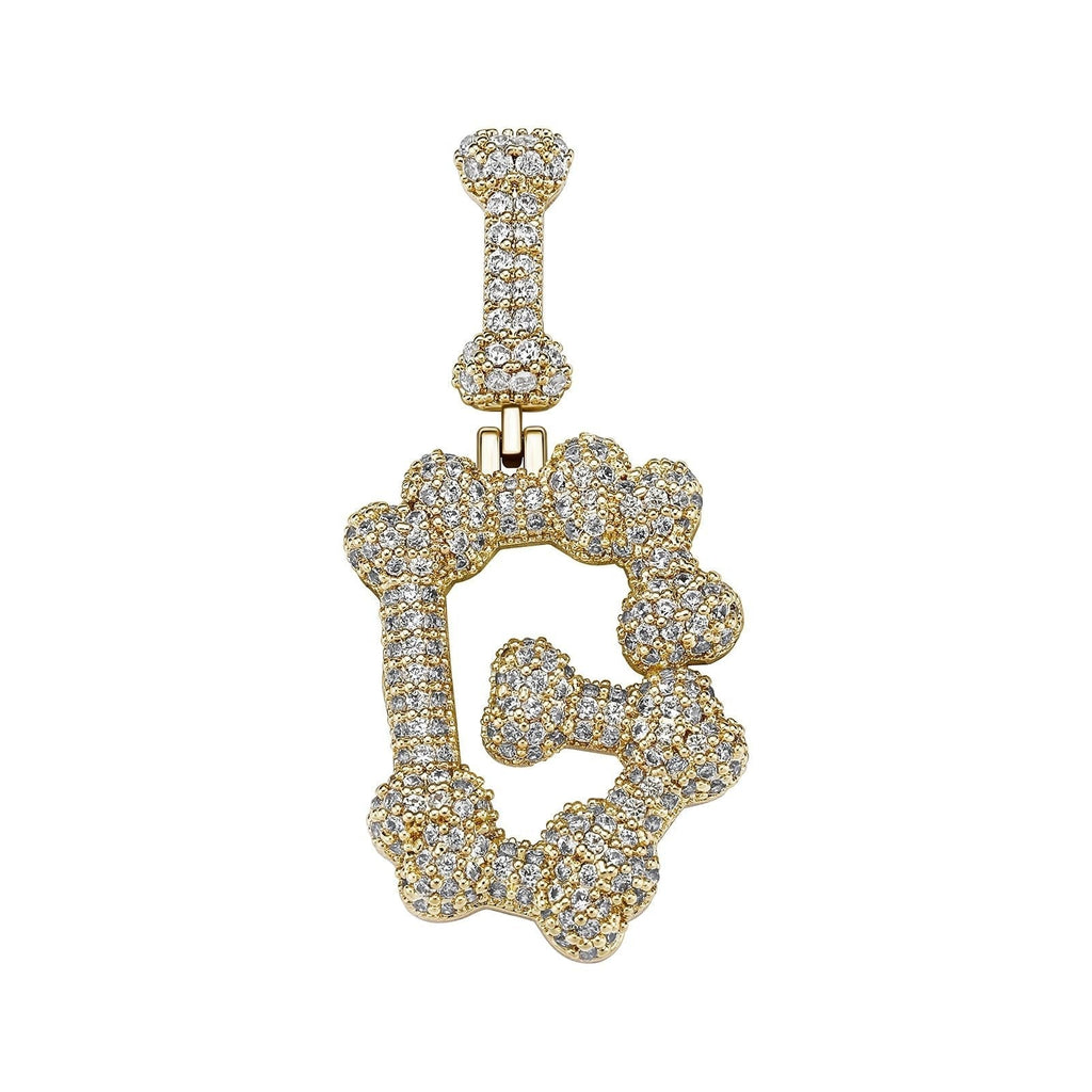 Bone Letter Pendant 14K - ICECI
