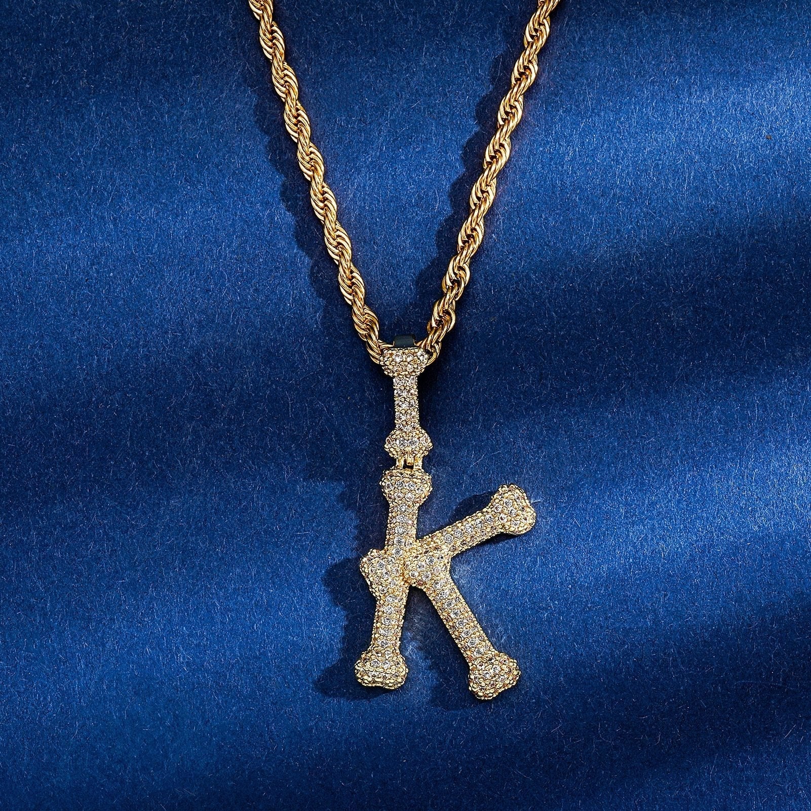 Bone Letter Pendant 14K - ICECI