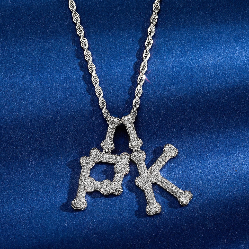 Bone Letter Pendant 14K - ICECI