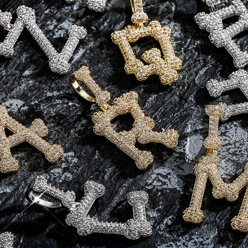 Bone Letter Pendant 14K - ICECI
