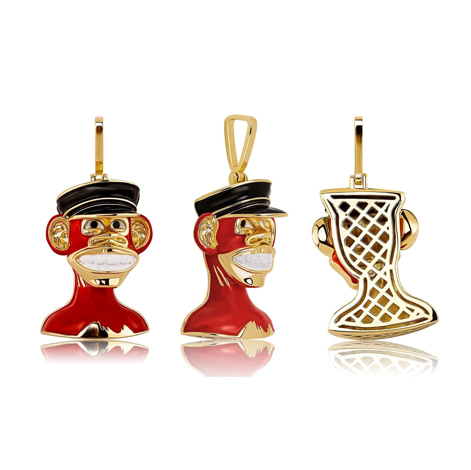 Bored Ape NFT V1 Pendant 14K - ICECI