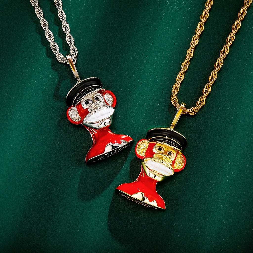 Bored Ape NFT V1 Pendant 14K - ICECI