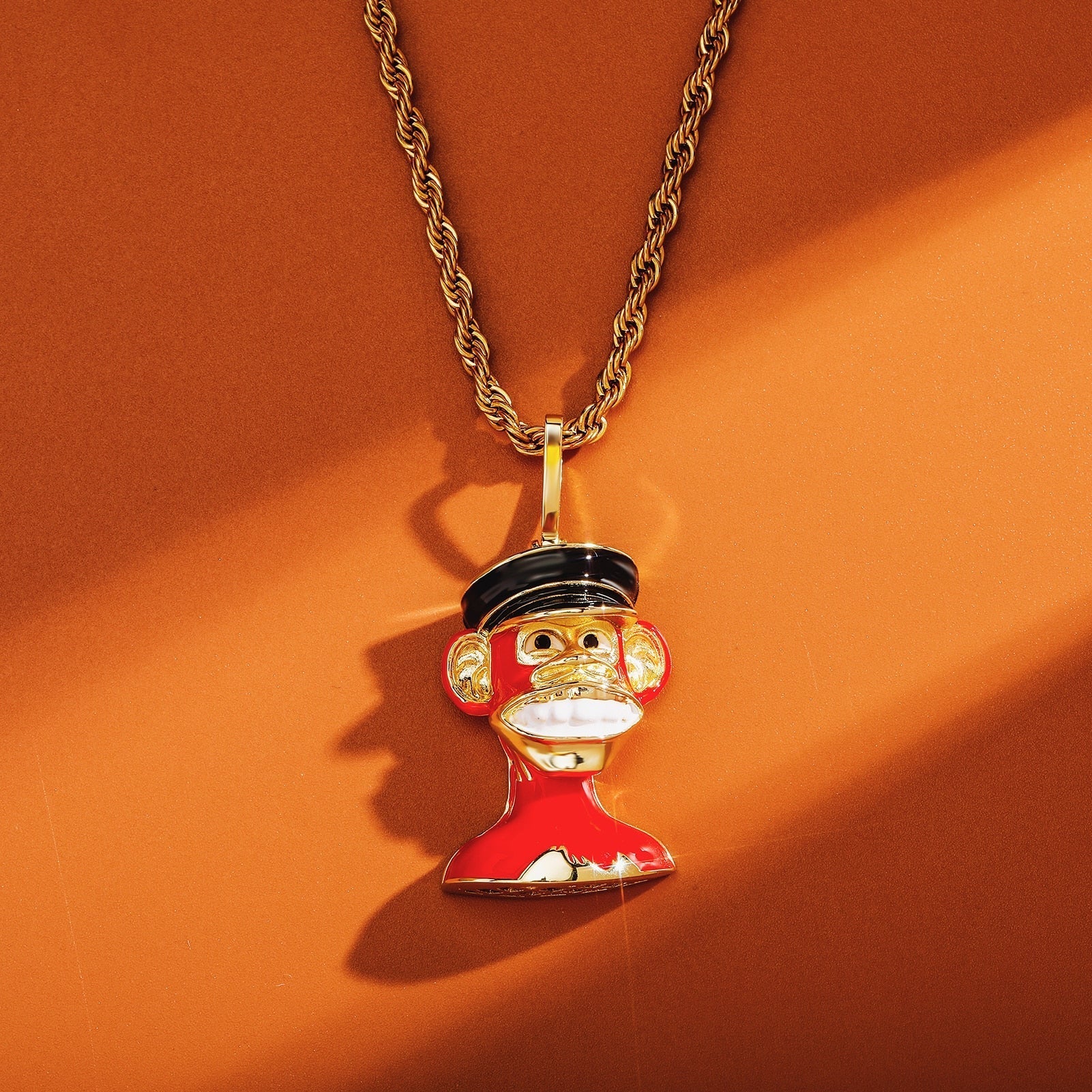 Bored Ape NFT V1 Pendant 14K - ICECI