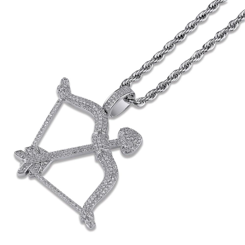 Bow & Arrow Pendant 18K - ICECI