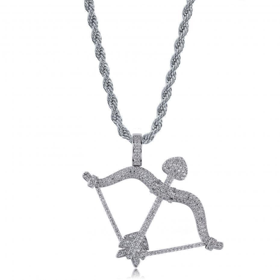 Bow & Arrow Pendant 18K - ICECI