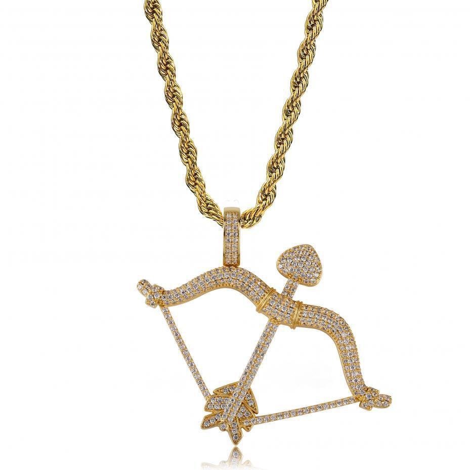 Bow & Arrow Pendant 18K - ICECI
