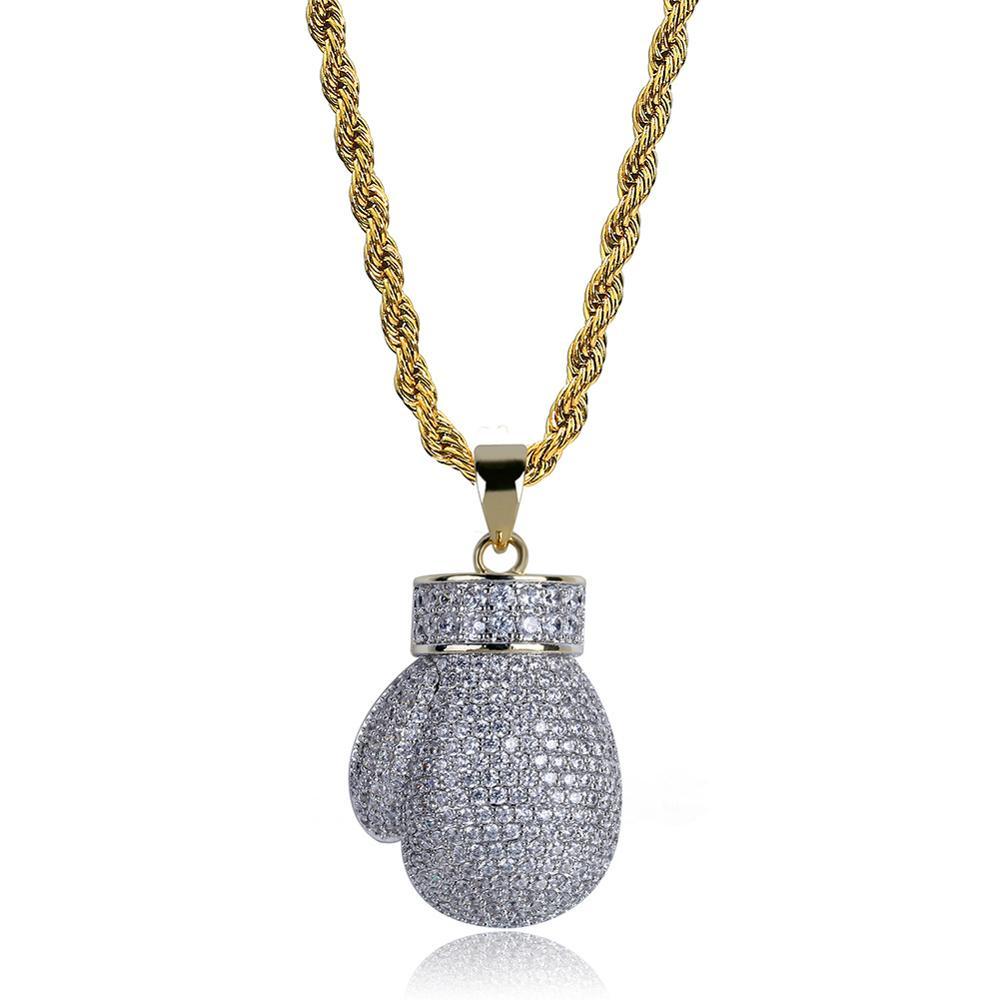 Boxing Glove Pendant 18K - ICECI