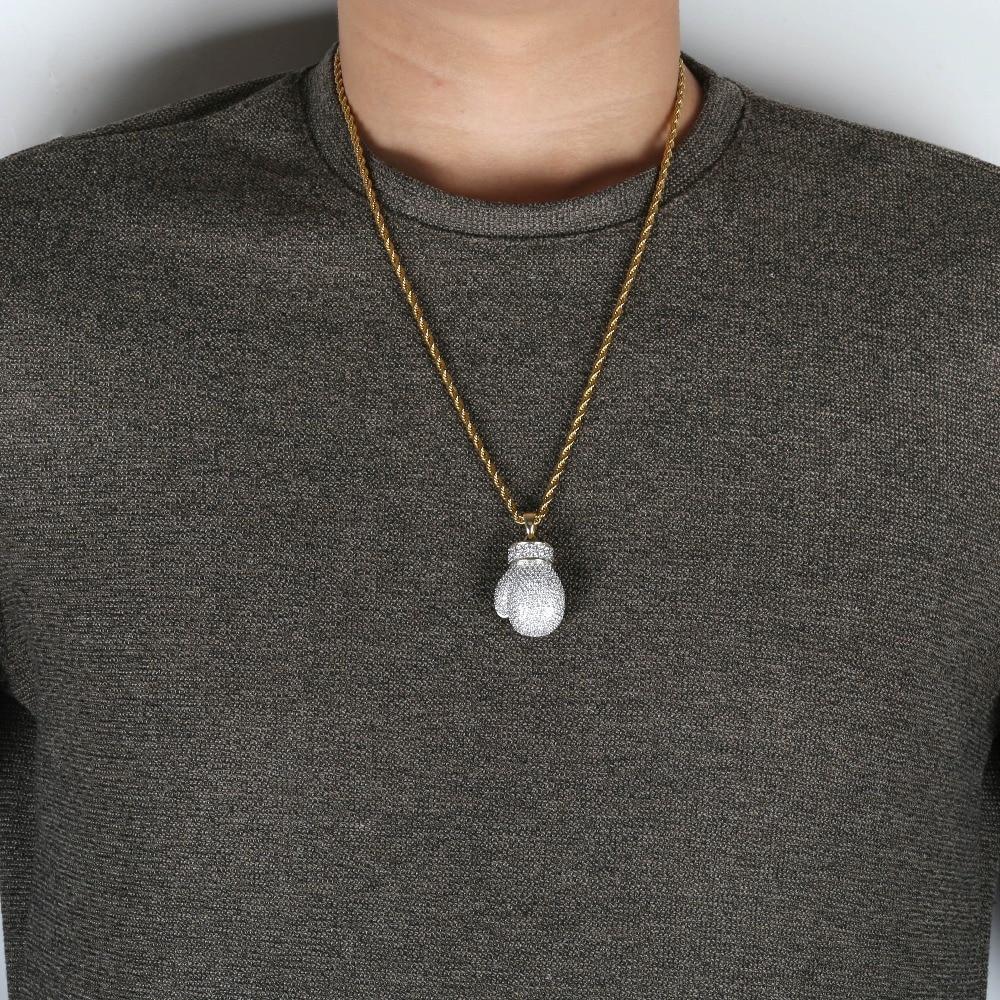 Boxing Glove Pendant 18K - ICECI