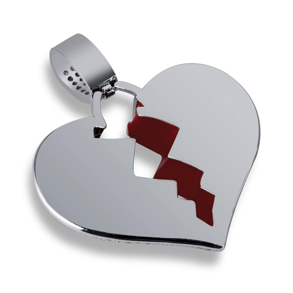 Broken Heart Pendant 18K - ICECI