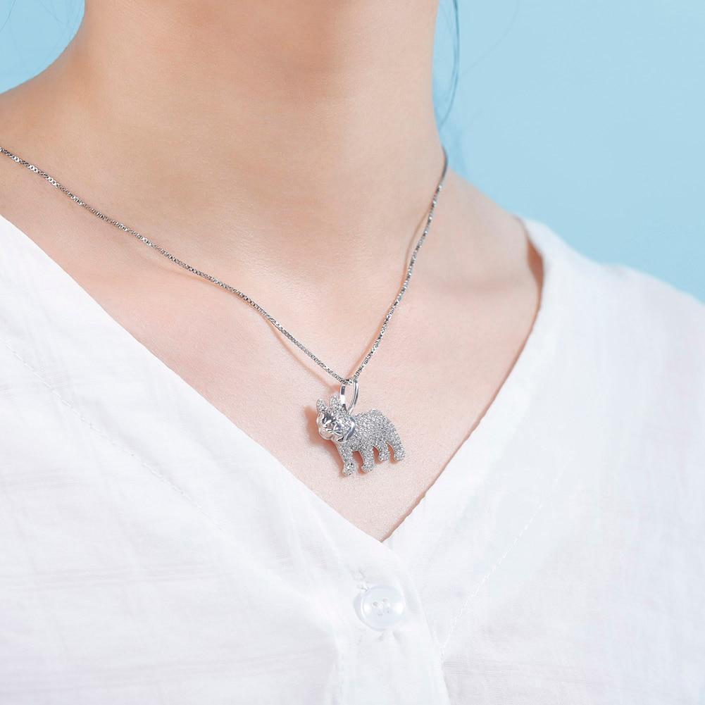Bulldog Pendant 14K x Sterling Silver - ICECI