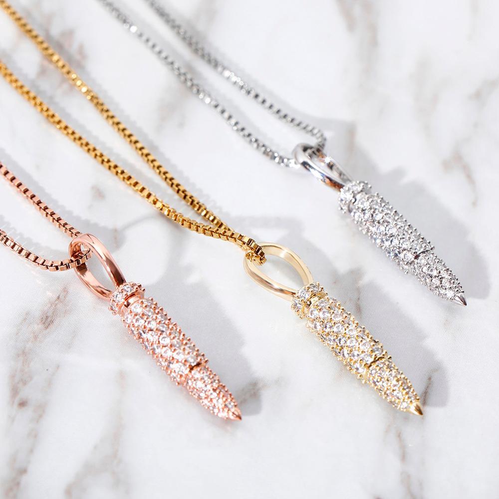 Bullet Pendant 14K x Sterling Silver - ICECI