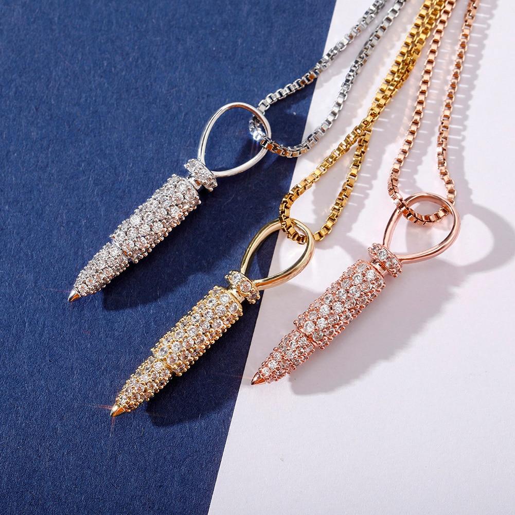 Bullet Pendant 14K x Sterling Silver - ICECI