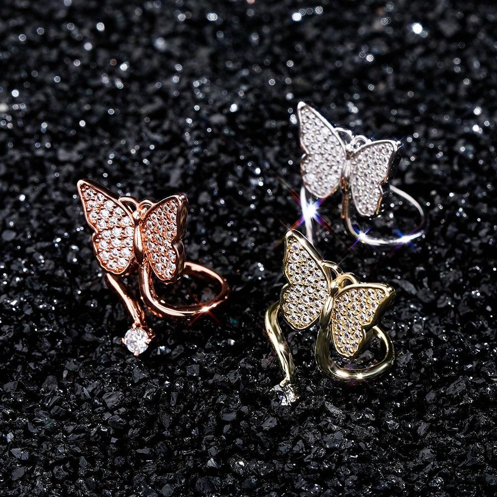 Butterfly Nail Ring 14K - ICECI