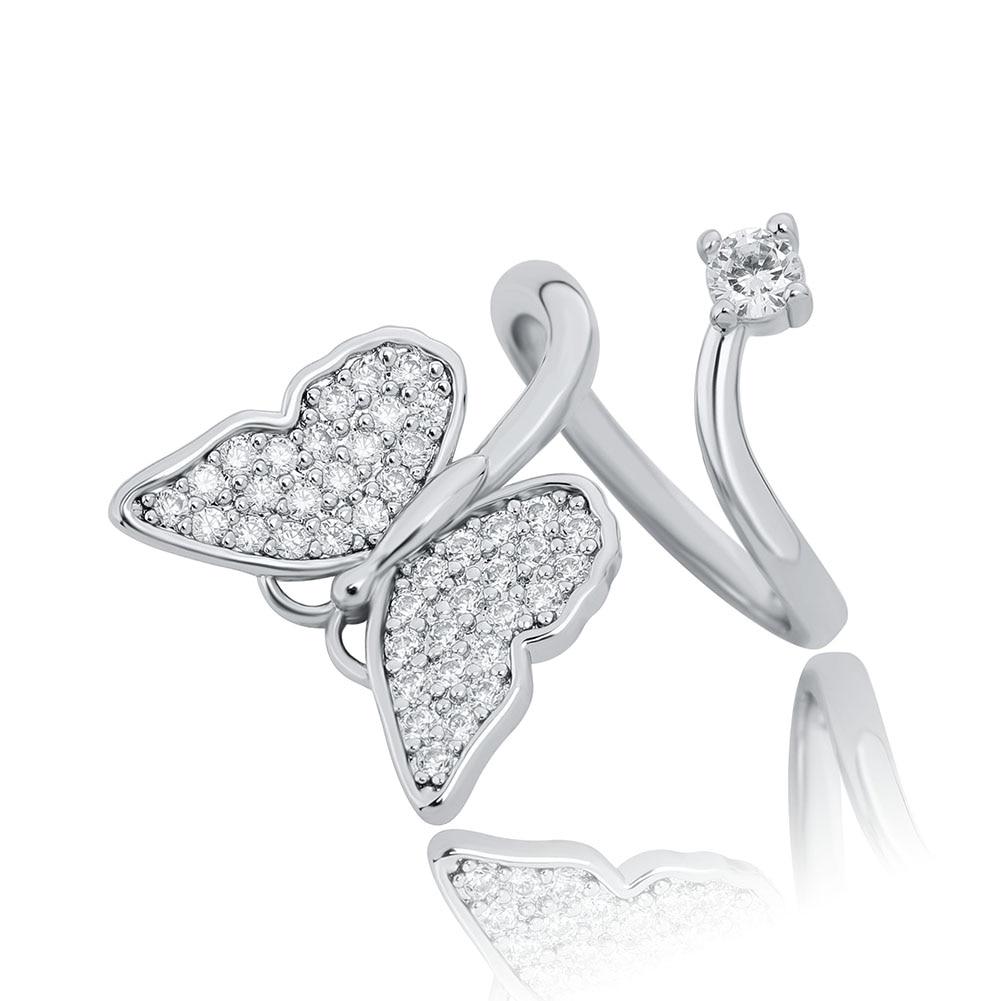 Butterfly Nail Ring 14K - ICECI