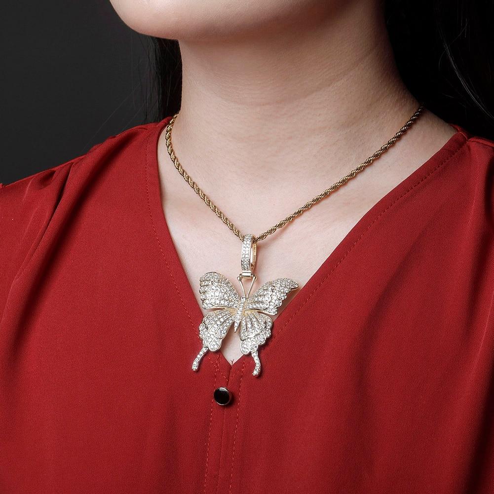 Butterfly Spirit Pendant 14K - ICECI
